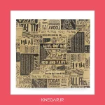 پاکت بیرون‌بر پیتزا خانواده بلند کرافت - چاپی (پک 100 عددی) 39x34x35 - تصویر 4