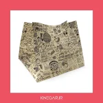 پاکت بیرون‌بر پیتزا خانواده کوتاه - چاپی (پک 100 عددی) 35x34x31 - تصویر 4