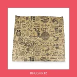 پاکت بیرون‌بر پیتزا خانواده کوتاه - چاپی (پک 100 عددی) 35x34x31 - تصویر 3