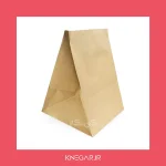 پاکت بیرون بر غذا تک نفره کرافت 70 گرم، بدون چاپ (پک 100 عددی)