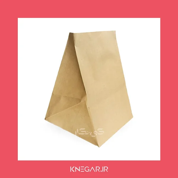 پاکت بیرون بر غذا تک نفره کرافت 70 گرم، بدون چاپ (پک 100 عددی)