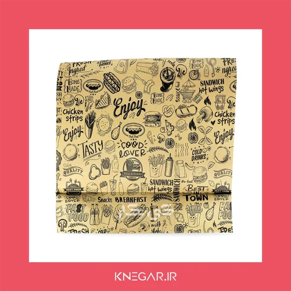 پاکت بیرون بر غذا دو‌نفره 😋کرافت 70 گرم